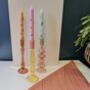 Personalised Pair Of Hand Painted Candles, thumbnail 2 of 4