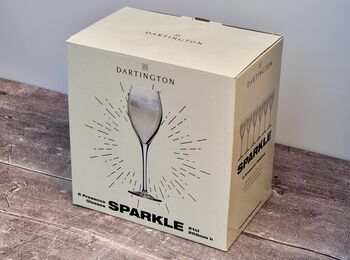 Set Of Six Sparkle Prosecco Glasses, 4 of 4