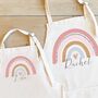 Personalised Rainbow Matching Mother Daughter Aprons, thumbnail 4 of 5