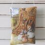 Lavender Sachet Gift Decoration With Vintage Style Bunny Print, thumbnail 5 of 5