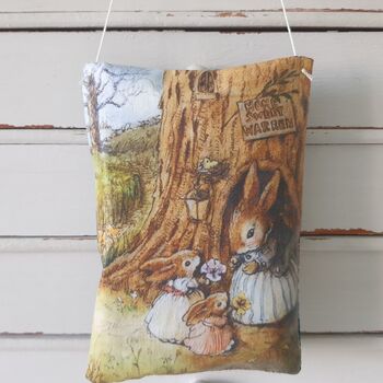 Lavender Sachet Gift Decoration With Vintage Style Bunny Print, 5 of 5