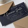 Personalised Gold Foil Dinner Date Gift Voucher, thumbnail 3 of 9