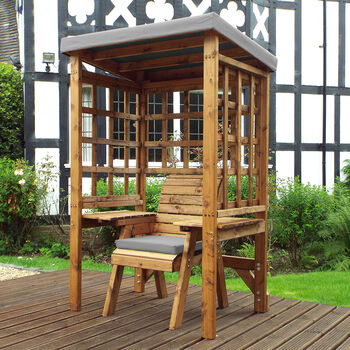 Wentworth One Seater Arbour Includes Cushions UK Made, 8 of 8