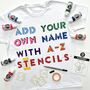 Diggers And Dumpers Kids T Shirt Painting Starter Kit, thumbnail 6 of 10