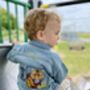 Personalised Baby/Toddler Denim Jacket With Tiger, thumbnail 10 of 11