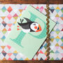 Mini P For Puffin Card, thumbnail 1 of 5