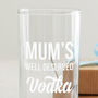 Personalised 'Well Deserved' Hi Ball Glass, thumbnail 2 of 5