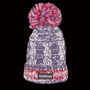 Berries Cable Reflective Super Bobble Hat, thumbnail 4 of 5