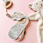 Personalised Whale Tail Baby Clothes Hanger Divider Set, thumbnail 6 of 8