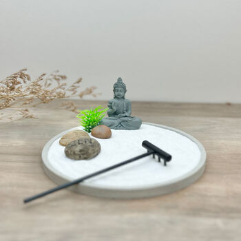 Round Buddha Zen Garden Meditation Set, 8 of 11