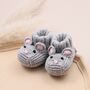 Baby Cashmere Mouse Booties, thumbnail 1 of 6