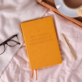 Your Own Words Block Text Personalised Notebook, 12 of 12