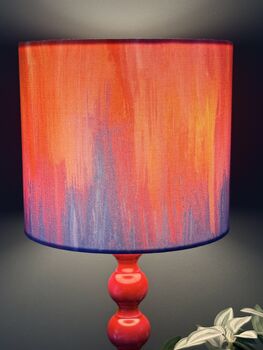Persian Abstract Brushstrokes Lampshade, 6 of 9