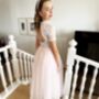 Bonnie In Baby Pink Party Dress Or Flower Girl Dress, thumbnail 7 of 10