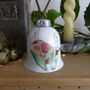 Wren And Snowdrops Bone China Bell Decoration, thumbnail 6 of 7