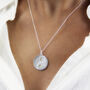Sterling Silver Sun And Moon Yinyang Coin Necklace, thumbnail 2 of 7