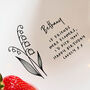 Personalised Birth Flower Enamel Tray, thumbnail 2 of 6