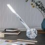 Octagon One Desk Lamp White Marble, thumbnail 6 of 7