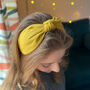 Mustard Knot Headband Hair Accessory, thumbnail 6 of 7