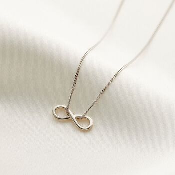 9ct Gold Endless Love Infinity Necklace, 2 of 6