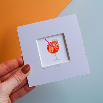 Aperol Spritz Mini Art Print, 3 of 7