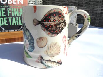 Tankard Mug In Seashore Design, 2 of 11