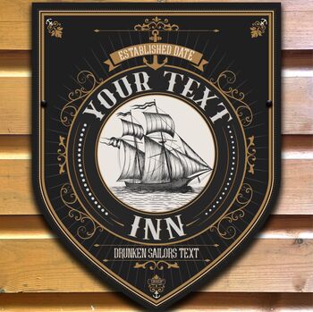 Ship Inn Traditional Bar Sign, 7 of 12