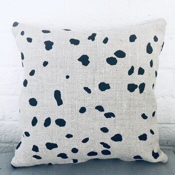 Sustainable Dalmatian Print Cushion, 2 of 6