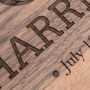 Personalised Wedding Anniversary Serving Board, thumbnail 5 of 8