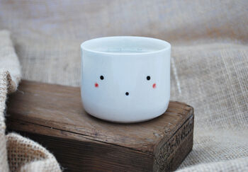 'Blush' Handmade Ceramic Flat White Cup, 2 of 2