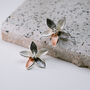 Three Tone Flower Necklace, thumbnail 4 of 5