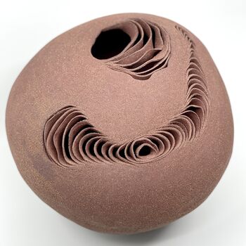 Exclusive Handmade Ceramic Sculpture Vase Stoneware, 8 of 8