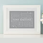 Personalised Word Art For One Print, thumbnail 9 of 12