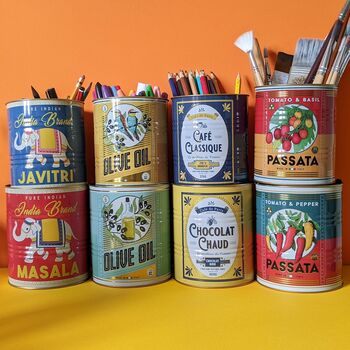 Set Of Two Retro Storage Tins, 2 of 9