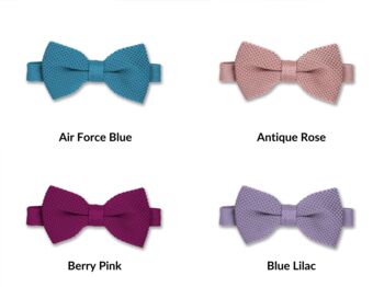 Knitted Bow Ties | 30+ Colours, 4 of 9