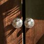 Decorative Chrome And Mother Of Pearl Cabinet Knob, thumbnail 3 of 3