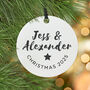 Couple's Christmas Tree Decoration, thumbnail 1 of 5