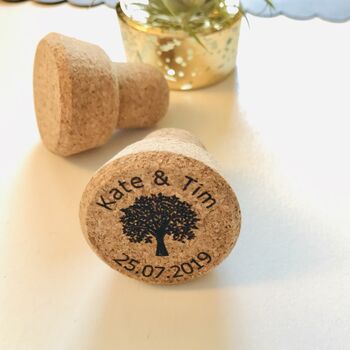 Personalised Eco Friendly Wine Cork Stopper, 2 of 2