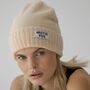 Mohair Beanie Fawn Beige, thumbnail 3 of 6