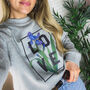 'Love' Personalised Birth Flower Sweatshirt, thumbnail 1 of 4
