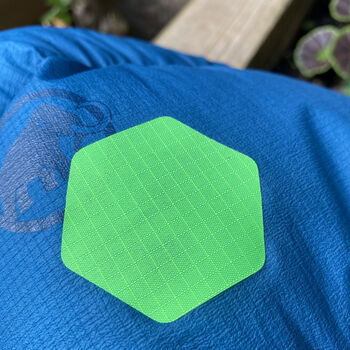 Hex Triple Hexagonal Repair Patch Kit Green/Pink/Orange, 7 of 9