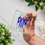 Glass Display Tile With Coat Of Arms And Box, thumbnail 2 of 12