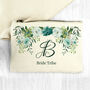 Monogrammed Floral Makeup Bag, thumbnail 3 of 12