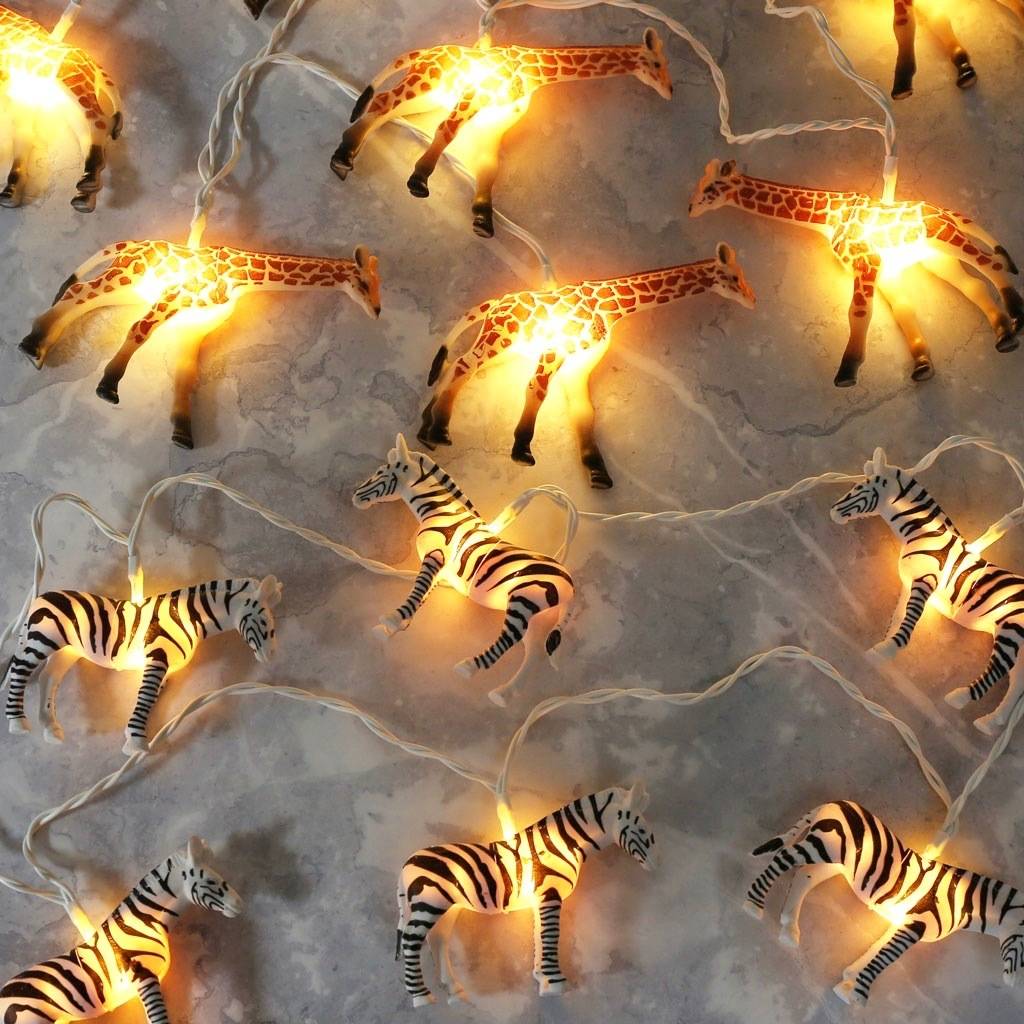 giraffe fairy lights