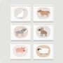 Farm Animals Themed Nursery Prints, thumbnail 2 of 7
