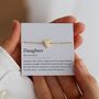 Gift For Daughter, Heart Bracelet, Daughter Definition, thumbnail 1 of 8