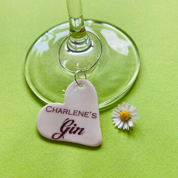 Personalised Drink Glass Charm, 4 of 8