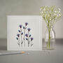 Luxury Handmade Floral Greetings Card Pack Of Four, thumbnail 4 of 5