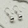 Sterling Silver Mini Pear Drop Earrings, thumbnail 3 of 6