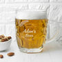 Personalised Home Brewed Dimpled Beer Glass, thumbnail 1 of 7